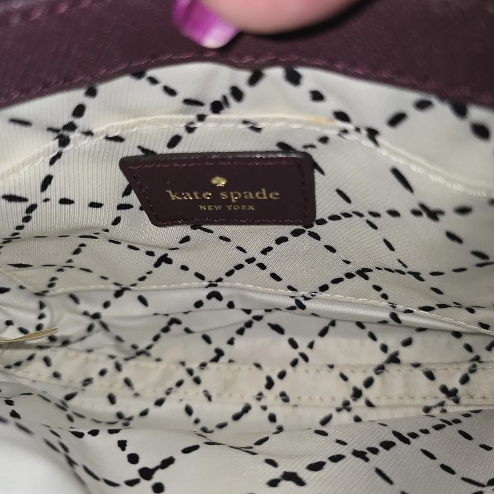 Kate spade Newbury ln crossbody bag maroon